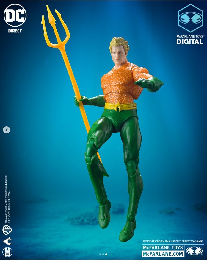Dc Multiverse Mcfarlane Digital 7In Wv1 - Aquaman (Dc Classic) (PRE-ORDER) ETA MAY FULL PRICE $52.50 AUD