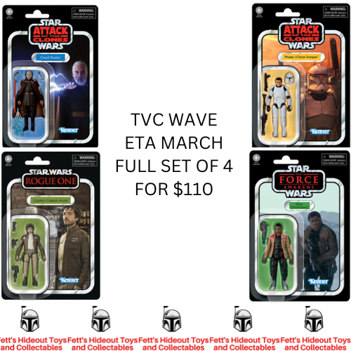 Star Wars The Vintage Collection March 2024 Wave