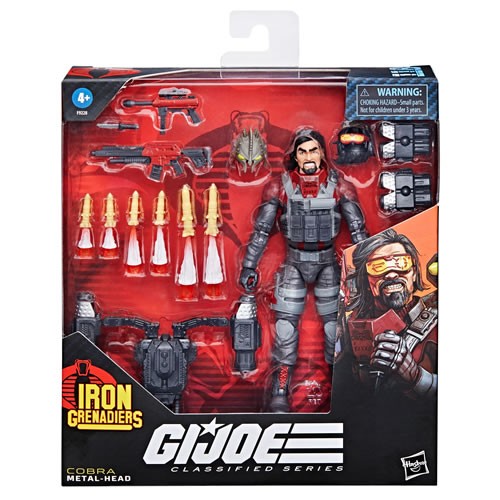 G.I. Joe Figures - 6" Classified Series - 118 Iron Grenadiers Cobra Metal-Head - 5X00(Pre-Order) ETA MAy FULL PRICE $75.00