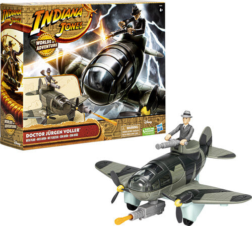 Hasbro Collectibles - Indiana Jones Worlds of Adventure - Doctor Jürgen Voller with Plane