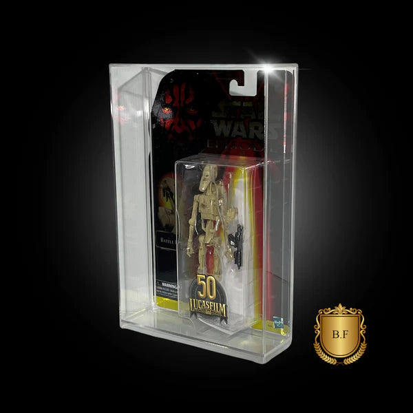 CASE004. Acrylic Display Case for Carded Star Wars Black Series Anniversary Figures