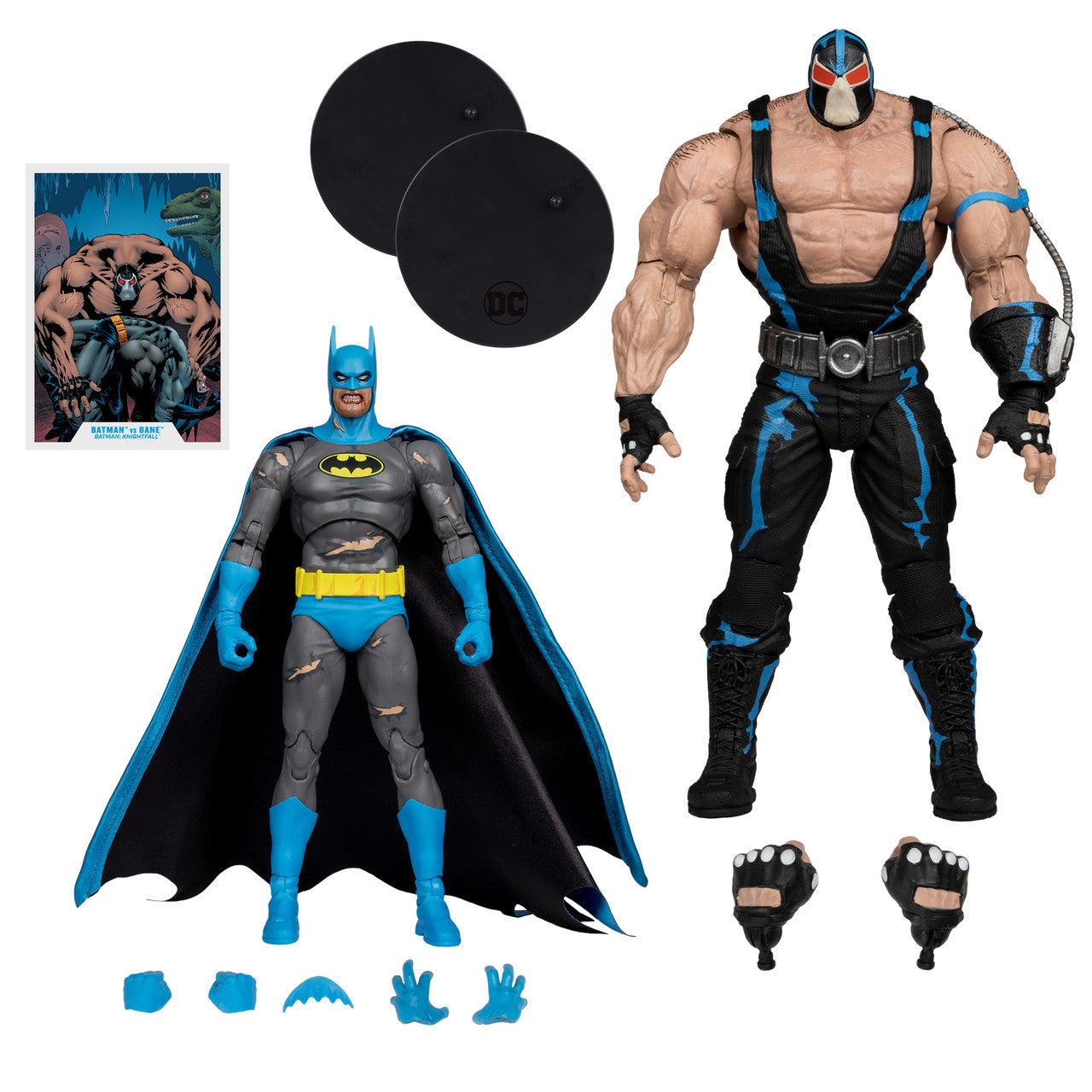 Batman vs Bane (DC Multiverse) 7" Figure and Mega Figure 2-Pack