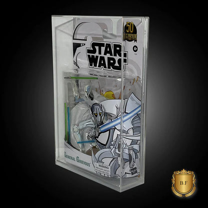 CASE004. Acrylic Display Case for Carded Star Wars Black Series Anniversary Figures