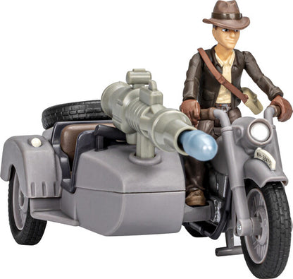 Hasbro Collectibles - Indiana Jones Worlds of Adventure - Indiana Jones with Motorcycle and Sidecar